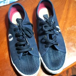 Awesome Fred Perry Navy Blue Sneakers 10